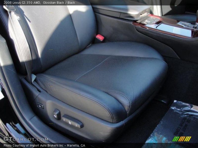 Obsidian Black / Black 2008 Lexus GS 350 AWD