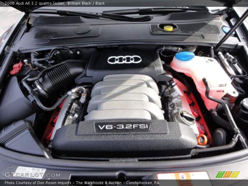 Brilliant Black / Black 2008 Audi A6 3.2 quattro Sedan