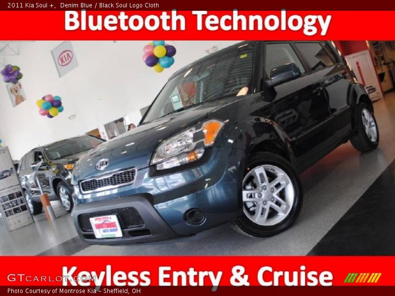 Denim Blue / Black Soul Logo Cloth 2011 Kia Soul +