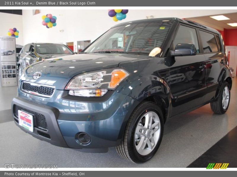 Denim Blue / Black Soul Logo Cloth 2011 Kia Soul +