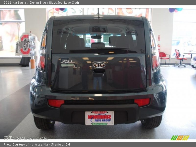 Denim Blue / Black Soul Logo Cloth 2011 Kia Soul +