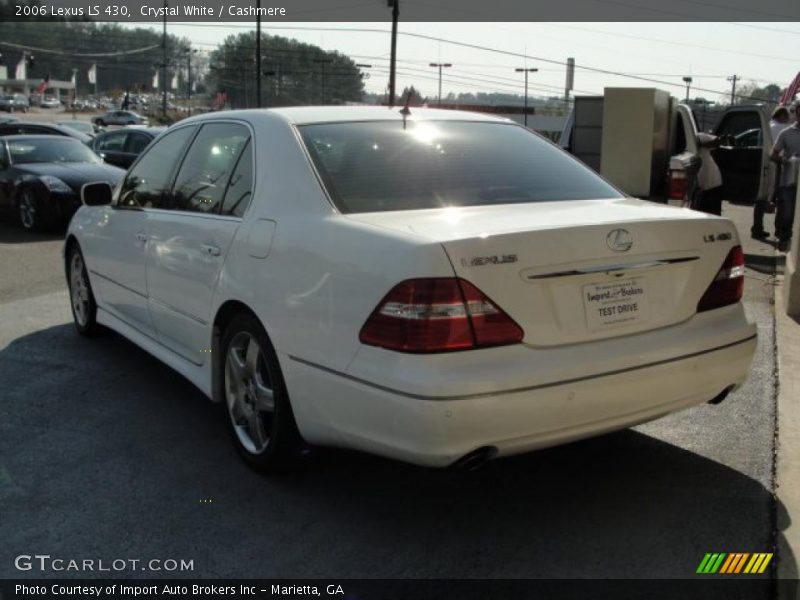 Crystal White / Cashmere 2006 Lexus LS 430