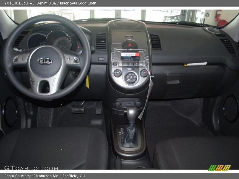 Denim Blue / Black Soul Logo Cloth 2011 Kia Soul +