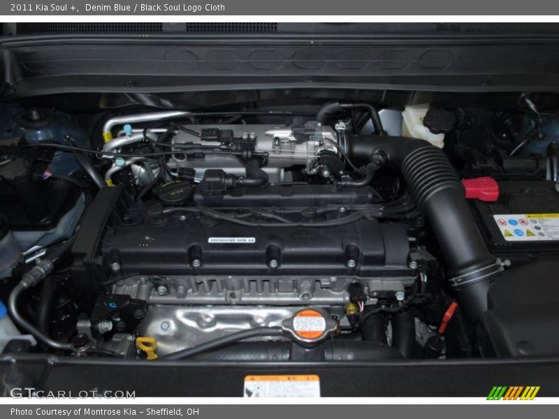 Denim Blue / Black Soul Logo Cloth 2011 Kia Soul +
