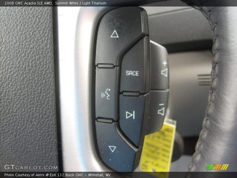 Controls of 2008 Acadia SLE AWD