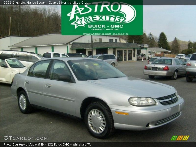 Galaxy Silver Metallic / Gray 2001 Chevrolet Malibu Sedan