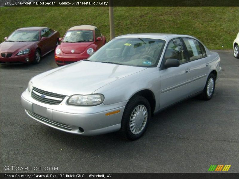 Galaxy Silver Metallic / Gray 2001 Chevrolet Malibu Sedan