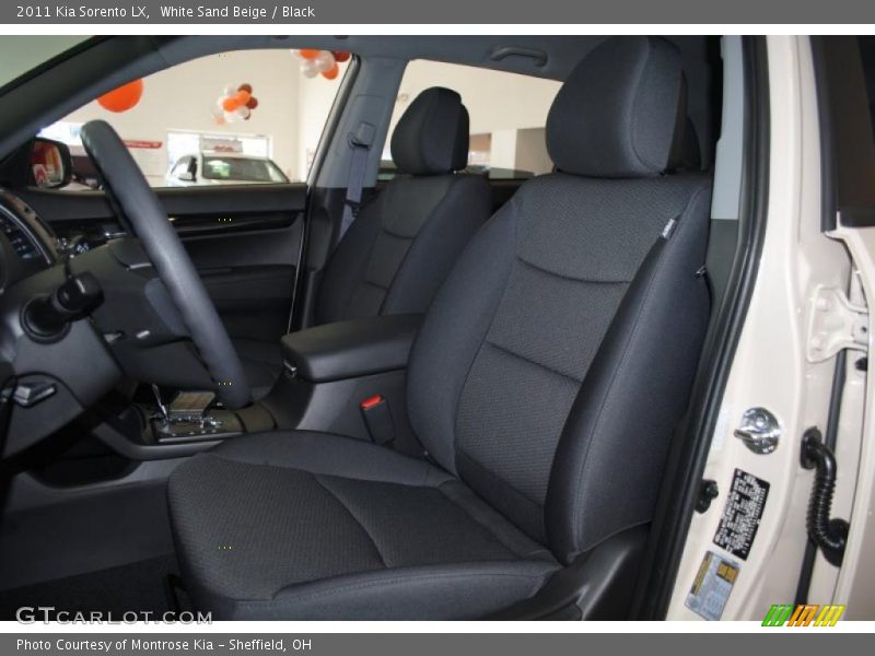 White Sand Beige / Black 2011 Kia Sorento LX