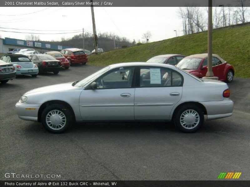 Galaxy Silver Metallic / Gray 2001 Chevrolet Malibu Sedan