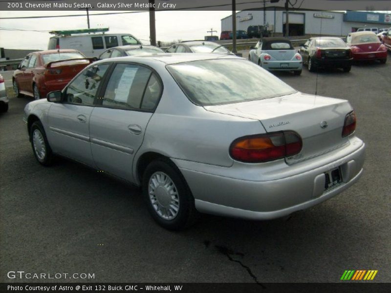 Galaxy Silver Metallic / Gray 2001 Chevrolet Malibu Sedan