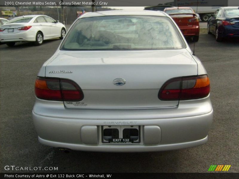 Galaxy Silver Metallic / Gray 2001 Chevrolet Malibu Sedan