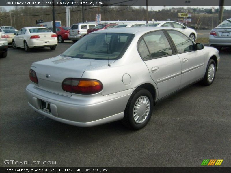 Galaxy Silver Metallic / Gray 2001 Chevrolet Malibu Sedan
