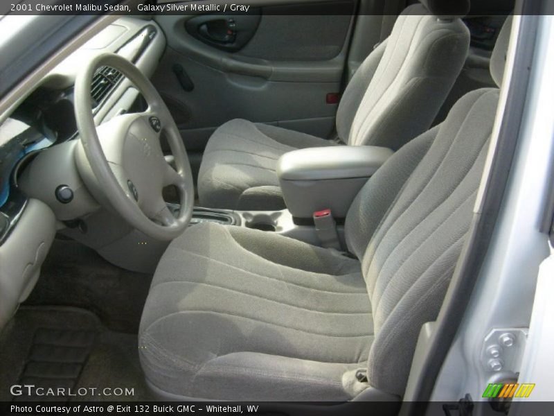 Galaxy Silver Metallic / Gray 2001 Chevrolet Malibu Sedan