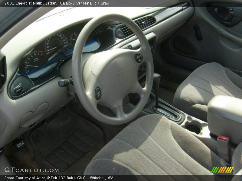 Galaxy Silver Metallic / Gray 2001 Chevrolet Malibu Sedan