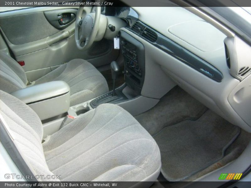 Galaxy Silver Metallic / Gray 2001 Chevrolet Malibu Sedan