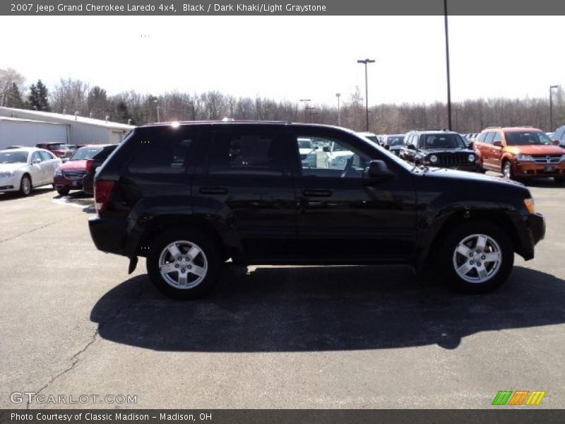 Black / Dark Khaki/Light Graystone 2007 Jeep Grand Cherokee Laredo 4x4
