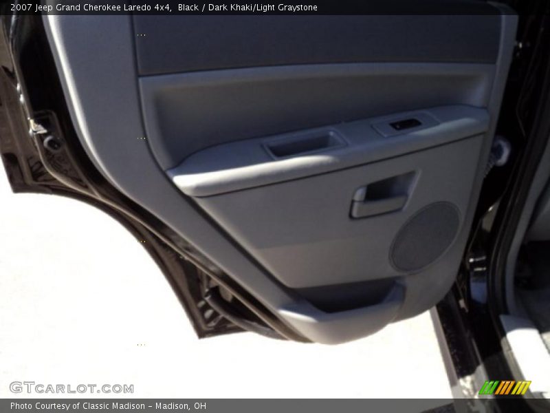 Black / Dark Khaki/Light Graystone 2007 Jeep Grand Cherokee Laredo 4x4