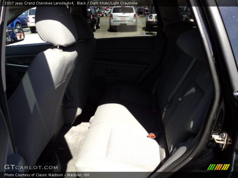 Black / Dark Khaki/Light Graystone 2007 Jeep Grand Cherokee Laredo 4x4