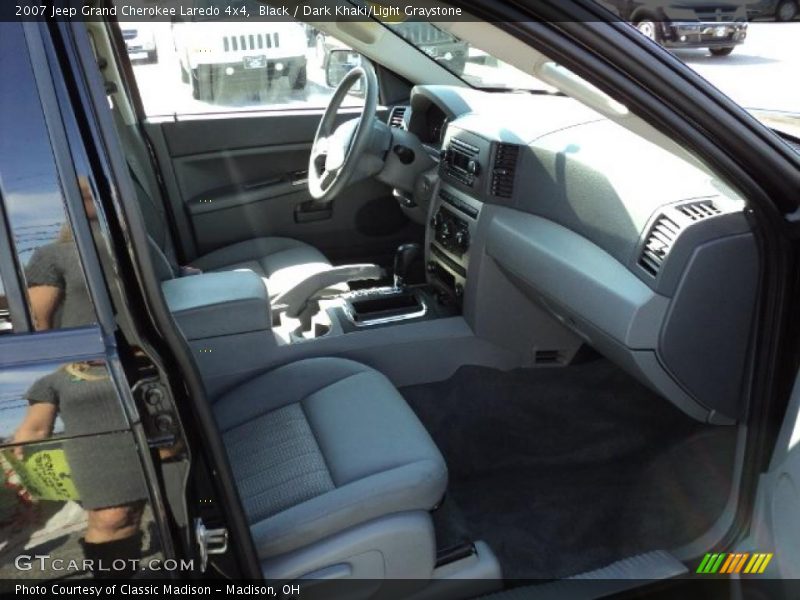 Black / Dark Khaki/Light Graystone 2007 Jeep Grand Cherokee Laredo 4x4