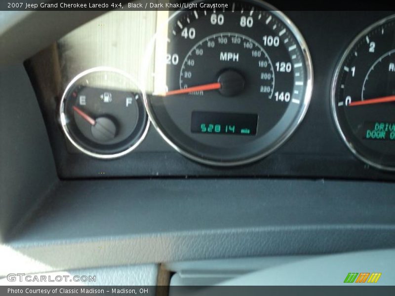 Black / Dark Khaki/Light Graystone 2007 Jeep Grand Cherokee Laredo 4x4