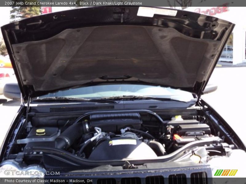 Black / Dark Khaki/Light Graystone 2007 Jeep Grand Cherokee Laredo 4x4
