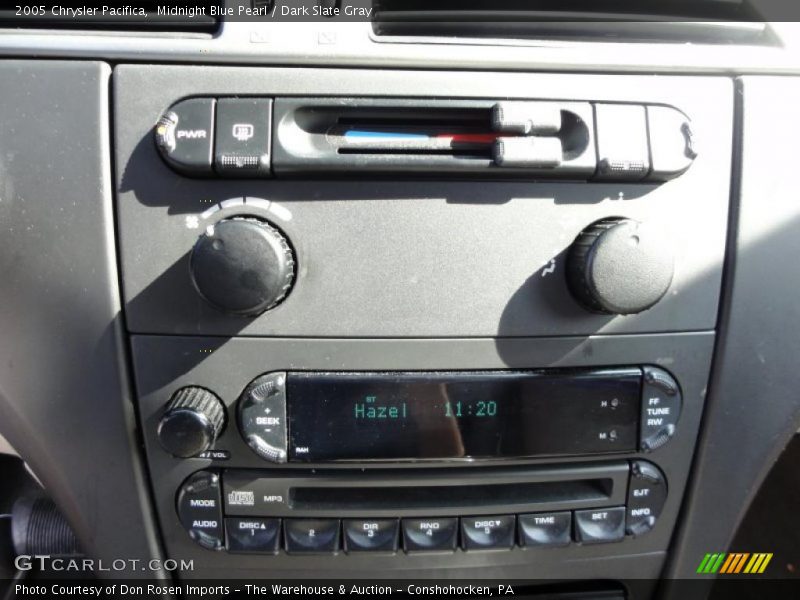 Controls of 2005 Pacifica 