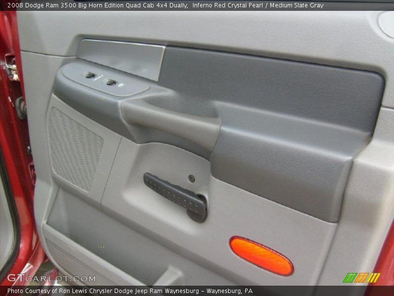 Inferno Red Crystal Pearl / Medium Slate Gray 2008 Dodge Ram 3500 Big Horn Edition Quad Cab 4x4 Dually