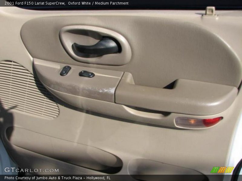 Oxford White / Medium Parchment 2001 Ford F150 Lariat SuperCrew