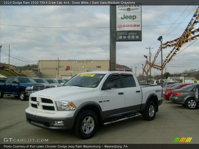 Stone White / Dark Slate/Medium Graystone 2010 Dodge Ram 1500 TRX4 Crew Cab 4x4