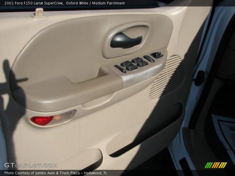 Oxford White / Medium Parchment 2001 Ford F150 Lariat SuperCrew