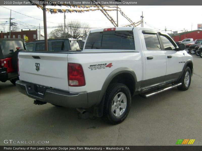 Stone White / Dark Slate/Medium Graystone 2010 Dodge Ram 1500 TRX4 Crew Cab 4x4