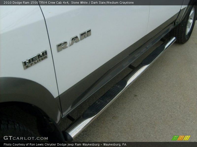 Stone White / Dark Slate/Medium Graystone 2010 Dodge Ram 1500 TRX4 Crew Cab 4x4