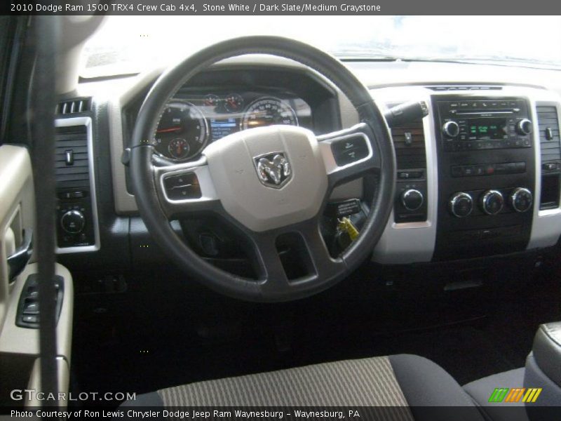 Dashboard of 2010 Ram 1500 TRX4 Crew Cab 4x4