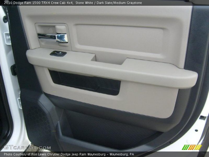 Stone White / Dark Slate/Medium Graystone 2010 Dodge Ram 1500 TRX4 Crew Cab 4x4