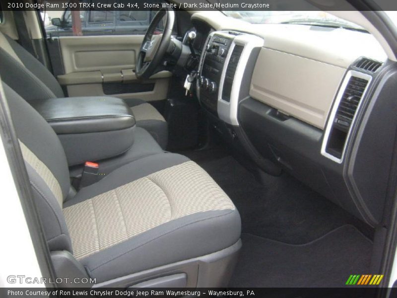 Stone White / Dark Slate/Medium Graystone 2010 Dodge Ram 1500 TRX4 Crew Cab 4x4