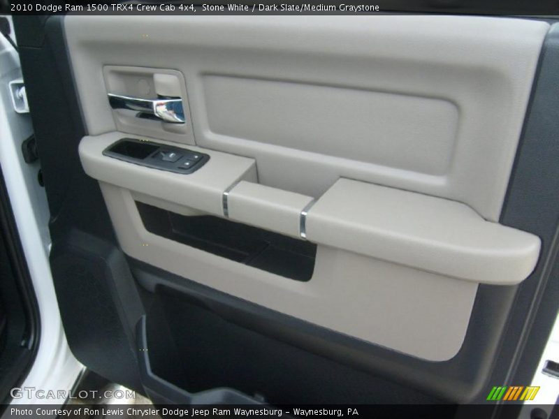 Stone White / Dark Slate/Medium Graystone 2010 Dodge Ram 1500 TRX4 Crew Cab 4x4
