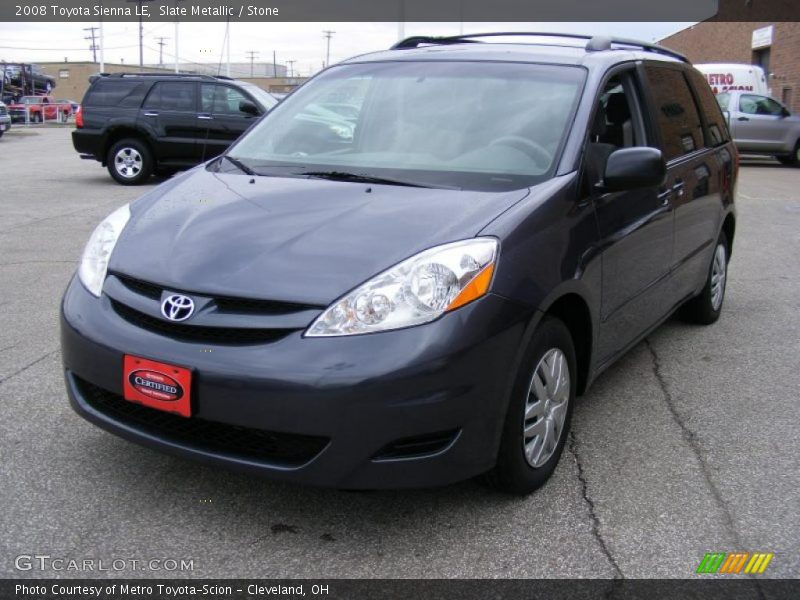 Slate Metallic / Stone 2008 Toyota Sienna LE