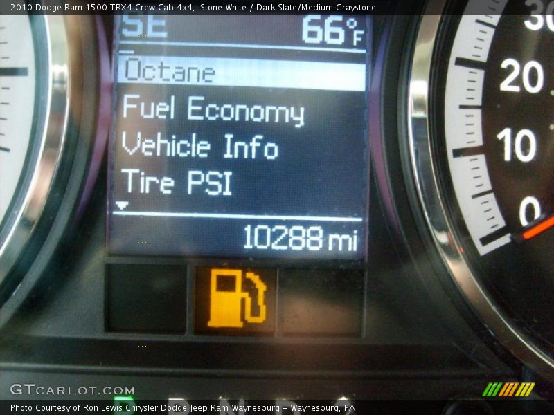 Stone White / Dark Slate/Medium Graystone 2010 Dodge Ram 1500 TRX4 Crew Cab 4x4