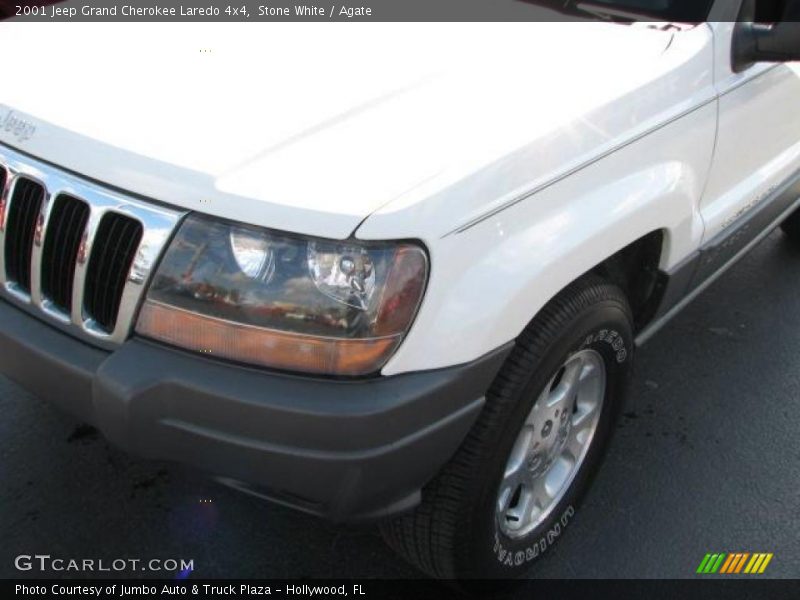 Stone White / Agate 2001 Jeep Grand Cherokee Laredo 4x4