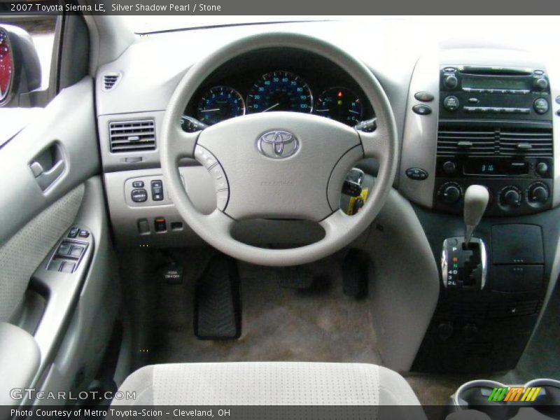 Silver Shadow Pearl / Stone 2007 Toyota Sienna LE