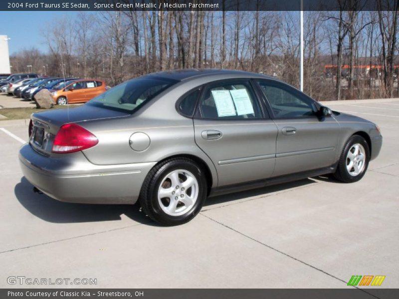 Spruce Green Metallic / Medium Parchment 2004 Ford Taurus SE Sedan