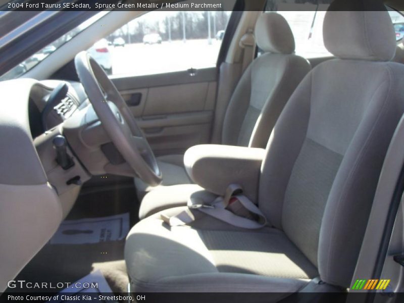Spruce Green Metallic / Medium Parchment 2004 Ford Taurus SE Sedan