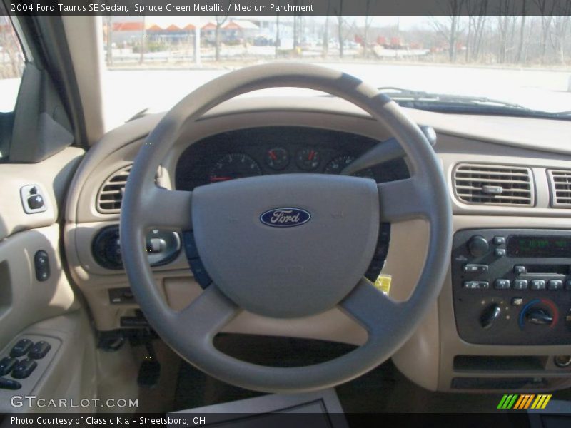 Spruce Green Metallic / Medium Parchment 2004 Ford Taurus SE Sedan