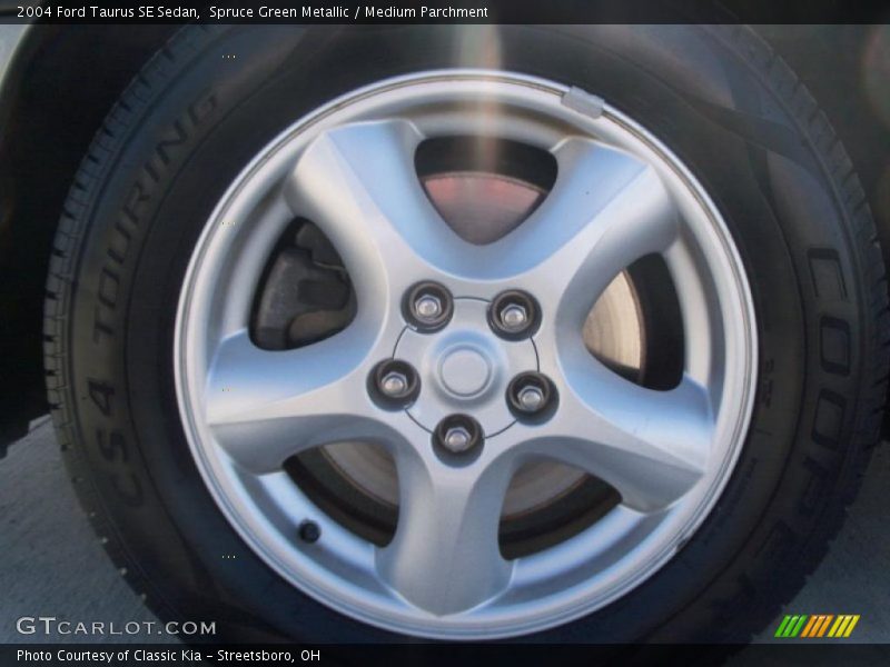 Spruce Green Metallic / Medium Parchment 2004 Ford Taurus SE Sedan