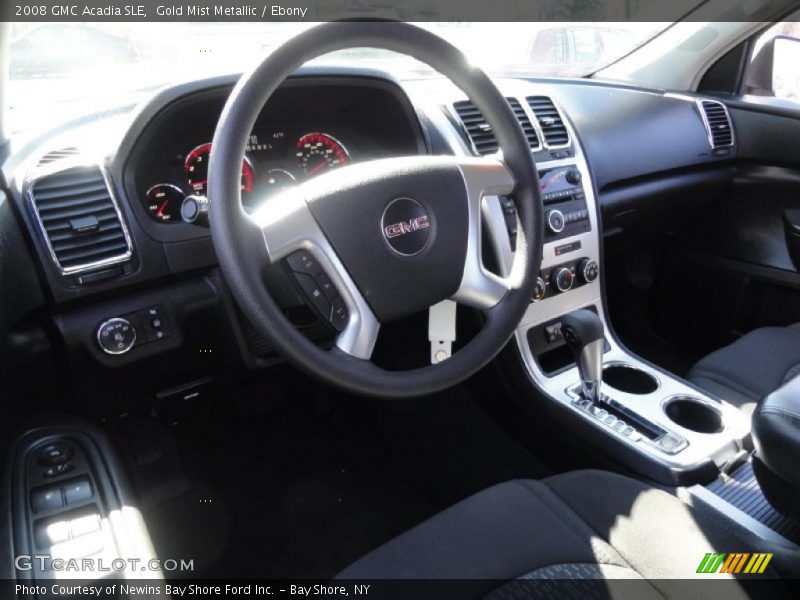 Gold Mist Metallic / Ebony 2008 GMC Acadia SLE