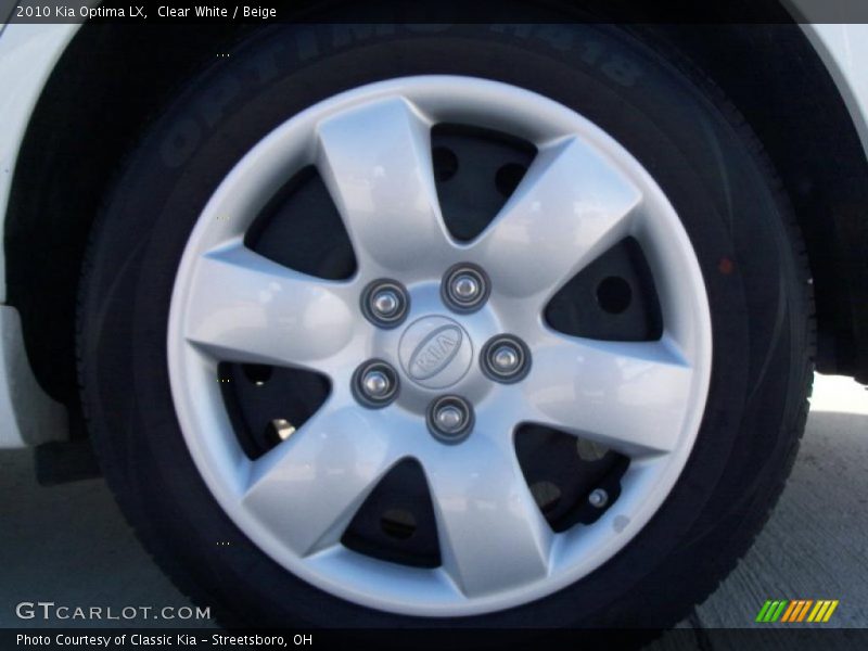 Clear White / Beige 2010 Kia Optima LX