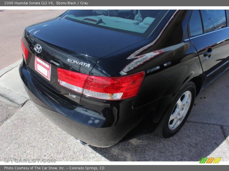 Ebony Black / Gray 2006 Hyundai Sonata GLS V6