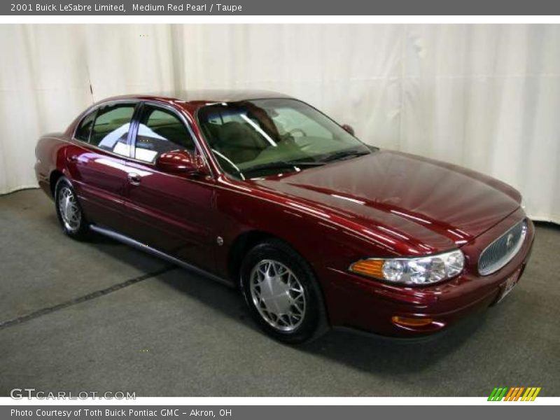 Medium Red Pearl / Taupe 2001 Buick LeSabre Limited