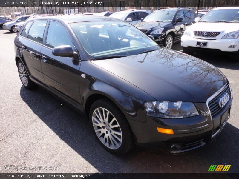 Lava Grey Pearl Effect / Light Gray 2008 Audi A3 2.0T