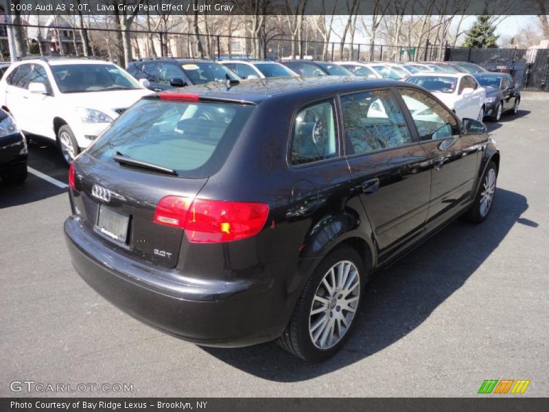 Lava Grey Pearl Effect / Light Gray 2008 Audi A3 2.0T